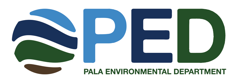 Pala Environmental Department PED Pala Band of Mission Indians Logo