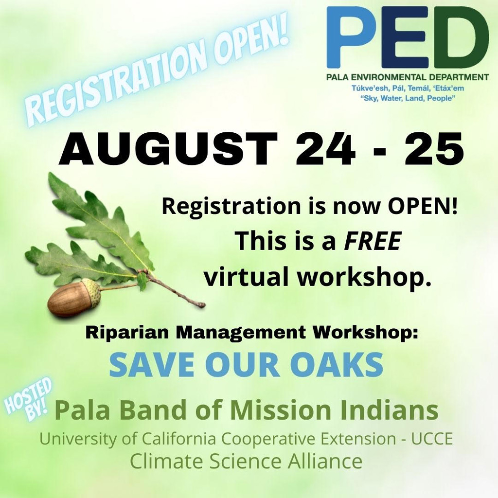 Pala Band of Mission Indians Pala Environmental Department Riparian Management Workshop