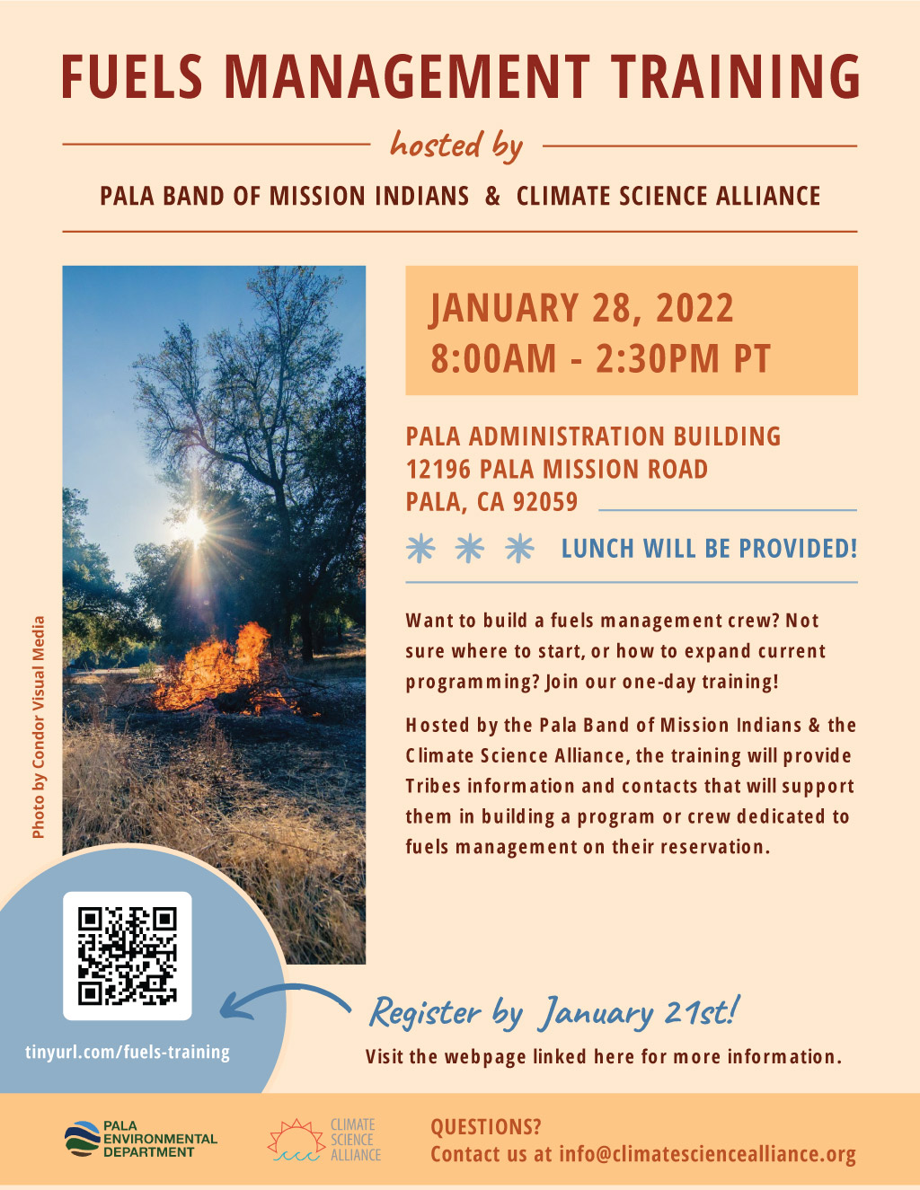 Pala Band of Mission Indians PBMI California Pala Environmental Department PED Climate Science Alliance Training