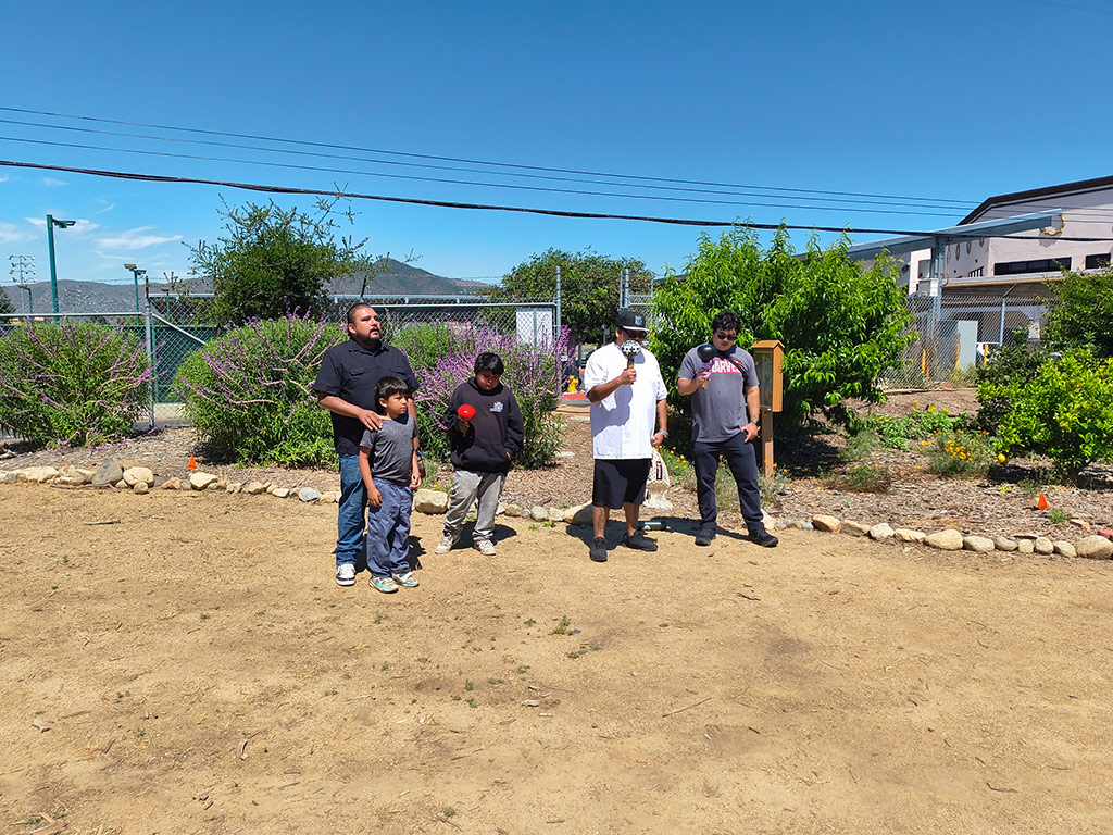 Pala Environmental Department PED Planet Pala Band of Mission Indians Logo Newsletter What Growing On Pala Atáxam Pemtew’náan’a Pala Peoples Garden Pal Atingva Kupa Singers