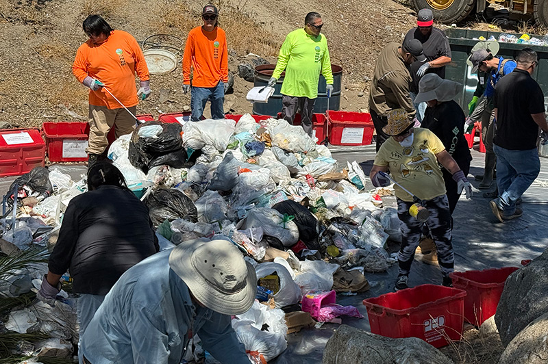 Pala Environmental Department PED Planet Pala Band of Mission Indians Newsletter Take Action Waste Audit Recycle